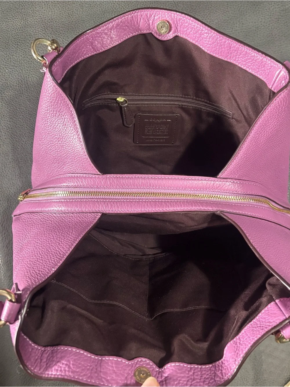 Coach beautiful purple